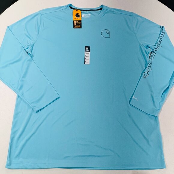NWT Carhartt Men's Force Sun Defender Long Sleeve Shirt XL - Picture 7 of 7